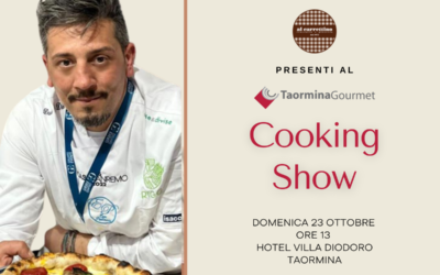 Davide Di Dio ospite al Taormina Gourmet. Cooking Show Domenica  23 Ottobre ore 15:00